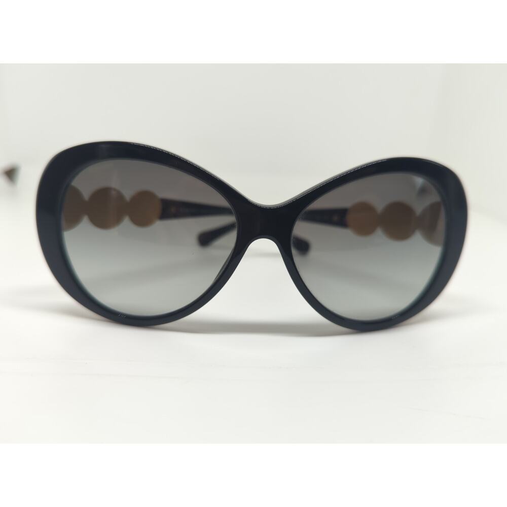 Versace Triple Medusa Mod 4256-B GB1/11 Black Frame / Grey Lens Sunglasses 58mm